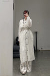 MUTEDANCE embroidered cardigan dress MD-MD22SS26-HUARAN flower dyeing
